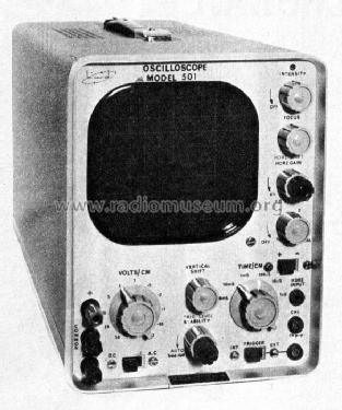 5' single beam oscilloscope 501; BWD Electronics Pty (ID = 1433363) Equipment
