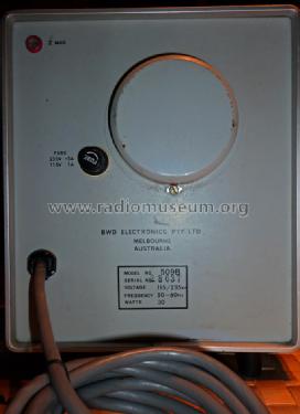 Oscilloscope 509B; BWD Electronics Pty (ID = 1009392) Equipment