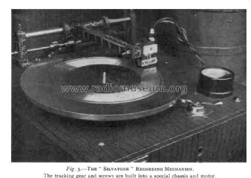 Silvatone Disc Recorder ; Cairmor & Silvatone (ID = 2932579) R-Player