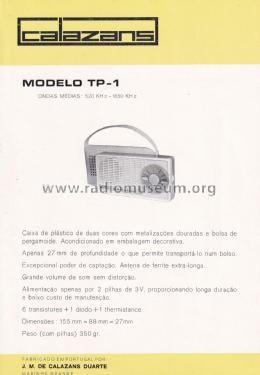 Minitrans CD TP1; Calazans Duarte, (ID = 2954374) Radio