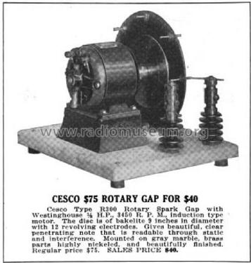 CESCO Rotary Spark Gap Type R300; California Electric (ID = 1276538) Amateur-D