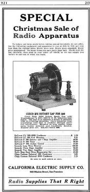 CESCO Rotary Spark Gap Type R300; California Electric (ID = 1276539) Amateur-D