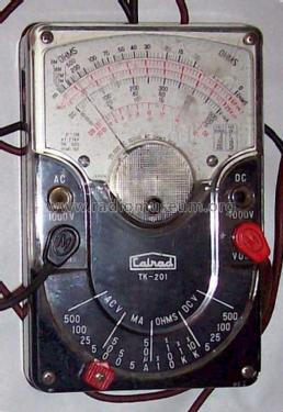 Multimeter TK-201; Calrad - California (ID = 1363401) Equipment