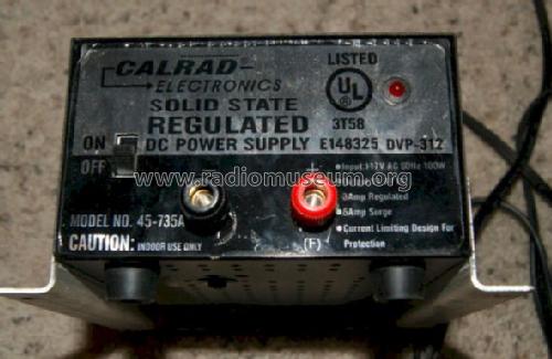 Solid State Regulated DC Power Supply DVP-312 45-735A; Calrad - California (ID = 1336502) Fuente-Al