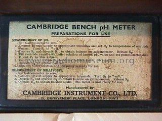pH Meter ; Cambridge Scientific (ID = 496671) Equipment