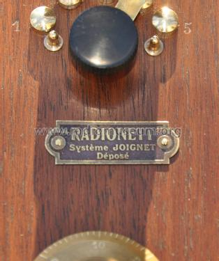 Radionett Système Joignet ; CAMÉE C.A.M.É.E., (ID = 1615380) Radio