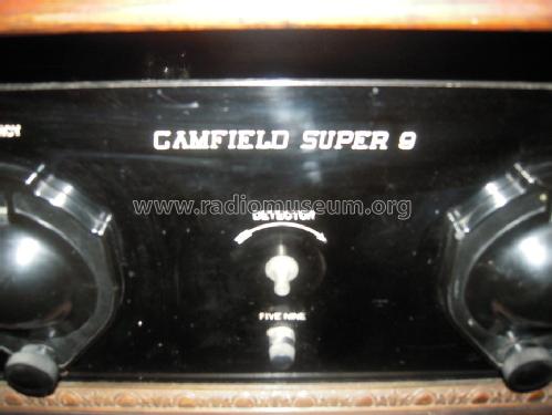 Super 9 ; Camfield Radio Mfg. (ID = 1310267) Radio