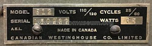 512A ; Canadian (ID = 2080538) Radio