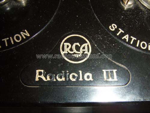 Radiola III ; Canadian (ID = 1380841) Radio