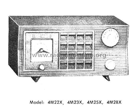 4M22X Ch= 4M2X; Canadian Admiral Co. (ID = 2254891) Radio