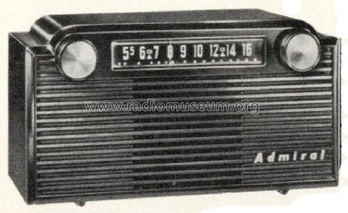5G31X Ch= 5G3X; Canadian Admiral Co. (ID = 1373405) Radio