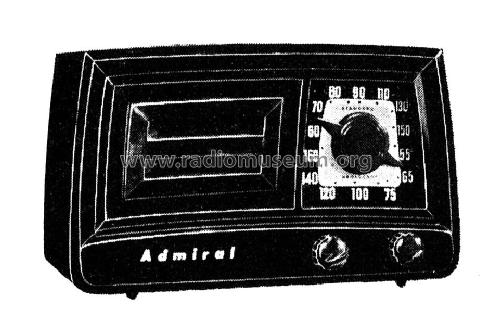 5J21X Ch= 5J2; Canadian Admiral Co. (ID = 2329968) Radio