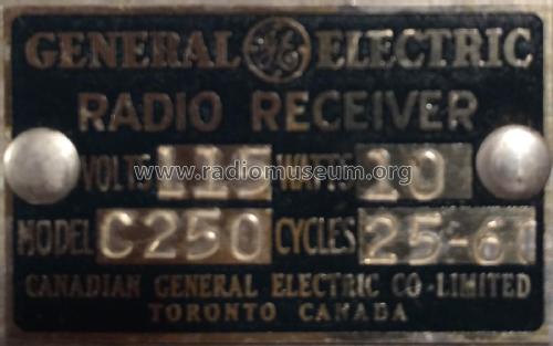 C-250 ; Canadian General (ID = 2217752) Radio