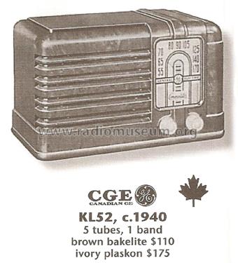 JK52 ; Canadian General (ID = 1759480) Radio