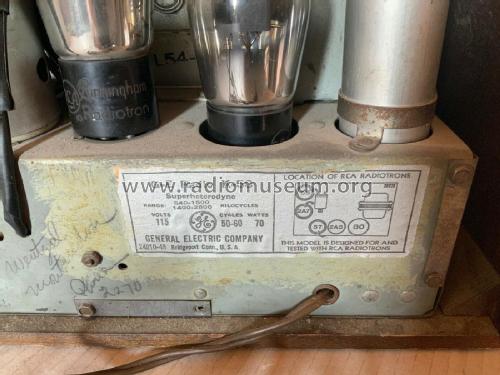 K-53 ; General Electric Co. (ID = 2507299) Radio