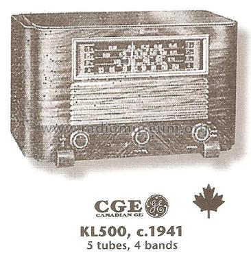 KL-500 ; Canadian General (ID = 1759492) Radio