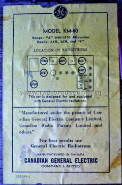 KM-60; Canadian General (ID = 2527816) Radio