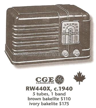 RW440X ; Canadian General (ID = 1759504) Radio