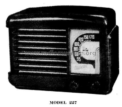 227 ; Canadian Marconi Co. (ID = 1187006) Radio