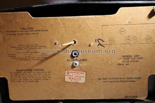 359 ; Canadian Marconi Co. (ID = 2321632) Radio