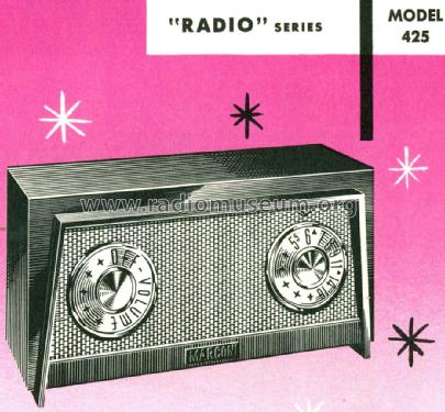 425 ; Canadian Marconi Co. (ID = 1529963) Radio