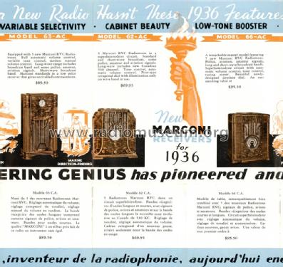 66-AC ; Canadian Marconi Co. (ID = 1525657) Radio