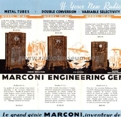 67-AC ; Canadian Marconi Co. (ID = 1525640) Radio