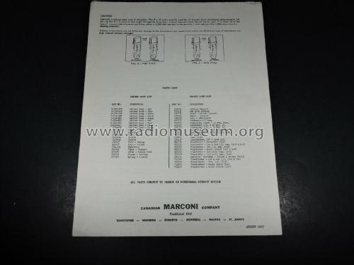 Marconi Eight Transistors 488 ; Canadian Marconi Co. (ID = 2672501) Radio