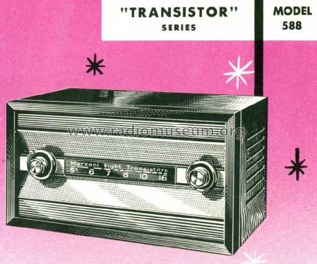 Marconi 588; Canadian Marconi Co. (ID = 1532210) Radio