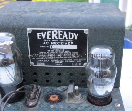 Eveready AC Receiver Model 31; Canadian National (ID = 2154332) Radio