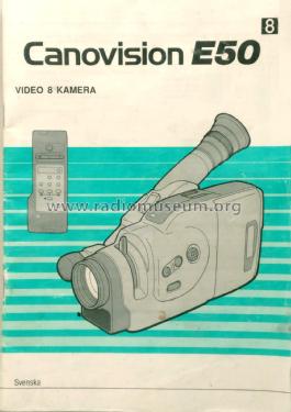 Canovision Video 8 Camera E50; Canon Inc.; Tokyo (ID = 2040670) Sonido-V