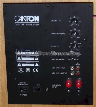 Digital Amplifier CSP 200 - CSP 200/8 - Art. Nr. 16213; Canton; Weilrod (ID = 1358913) Ampl/Mixer