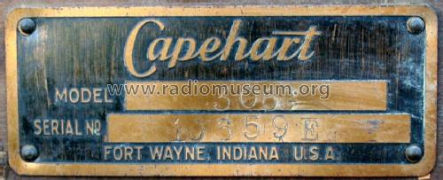 306G Sheraton ; Capehart Corp.; Fort (ID = 2294634) Radio
