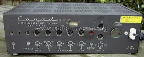 PAS55; Carad; Kuurne (ID = 251920) Ampl/Mixer