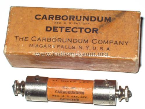 Detector No.30 ; Carborundum Company, (ID = 577455) Radio part