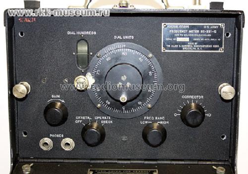 SCR-211-Q Frequency Meter Set ; Cardwell Mfg. Corp., (ID = 723024) Equipment