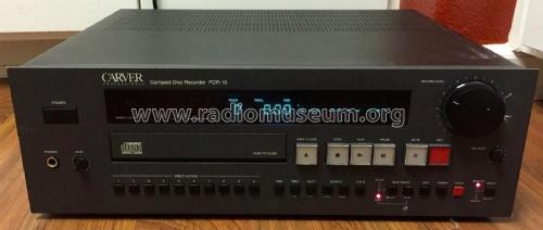 Compact Disc Recorder PDR-10; Carver Corporation; (ID = 2837517) R-Player