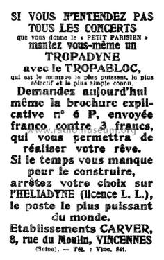 Heliadyne ; Carver, Éts.; (ID = 1851253) Radio