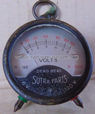 Voltmètre de poche 'dead beat' ; Sutra Sutron - voir (ID = 1959233) Ausrüstung