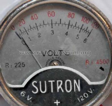 Sutron Voltmètre de poche ; Sutra Sutron - voir (ID = 1453087) Equipment