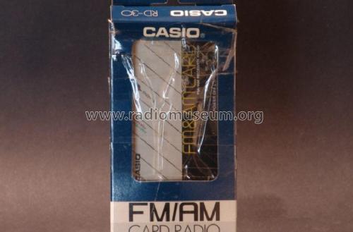 FM/AM Card Receiver RD-30; CASIO Computer Co., (ID = 1984711) Radio