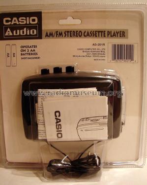 AM/FM Stereo Radio Cassette Player AS-201R; CASIO Computer Co., (ID = 1879727) Radio