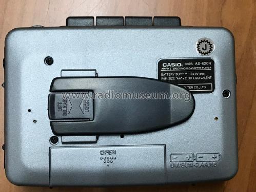 AM/FM Stereo Radio Cassette Player AS-620R; CASIO Computer Co., (ID = 2313447) Radio