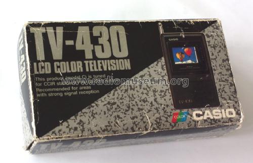 LCD Pocket Color Television TV-430; CASIO Computer Co., (ID = 1719479) Televisore