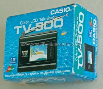 Color LCD Television TV-500 V; CASIO Computer Co., (ID = 2449111) Television