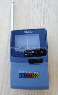 Crystal Vision - LCD Pocket Color Television TV-770B; CASIO Computer Co., (ID = 1730901) Televisore