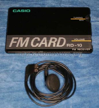 FM Card Radio RD-10; CASIO Computer Co., (ID = 2832539) Radio