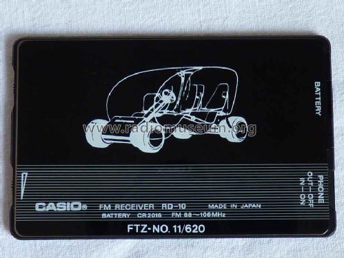 FM Card Radio RD-10; CASIO Computer Co., (ID = 797549) Radio