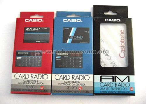 FM Card Radio RD-20; CASIO Computer Co., (ID = 1984795) Radio