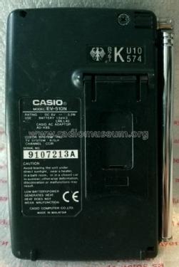 LCD Color Television EV-510N; CASIO Computer Co., (ID = 3021695) Televisión